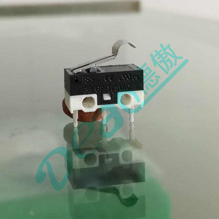 帶小弧形小型微動開關(guān)